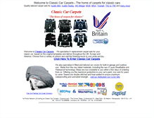 Tablet Screenshot of classic-car-carpets.co.uk